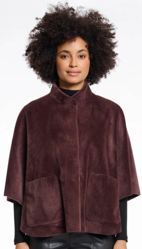 Faux Fur Cape