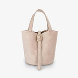 Joya Bucket Mini Faux Suede