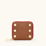 5 North-Mahogany, Pebble. Red Zip
