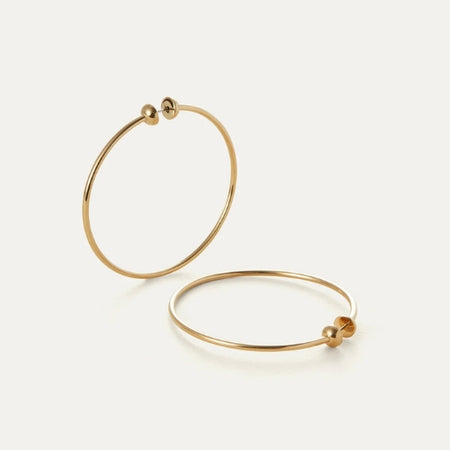 Tome Hoops-Small Silver