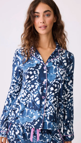 Long Sleeve Pj Top-Spread Your Wings