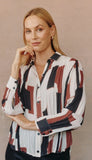 Pleated Button Down