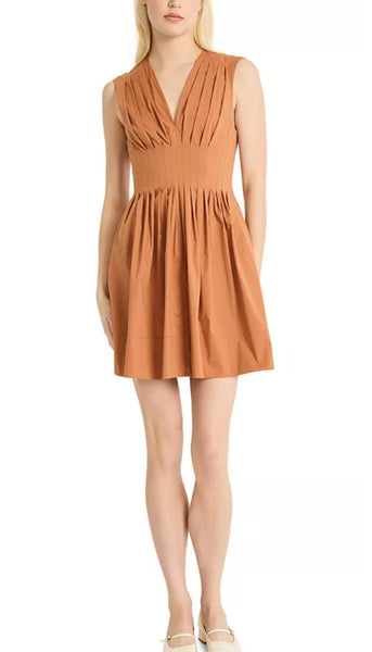 V Neck Mini Hazel Dress
