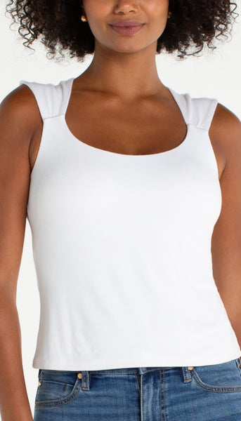 Sleeveless Tank Built In Bra