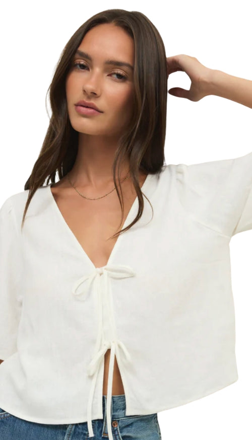 La Belle Linen Top