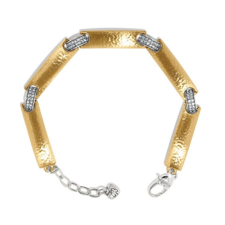 Meridian 2 Tone Hoop Earrings