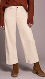 High Rise Fly Front 5 Pocket Ankle