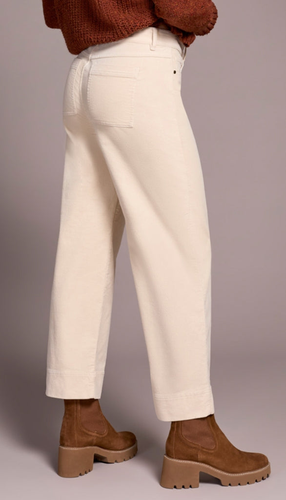High Rise Fly Front 5 Pocket Ankle