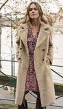 Long Bonded Fur Teddy Coat