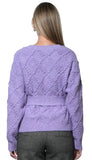 Bonnie Pompom Belted Cardigan