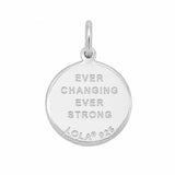Medium Pendant-Wave, Mix Metal