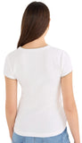 Perfect Knit Rib Double Layer Tee