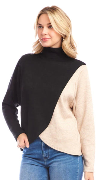 Crossover Colorblock Top
