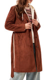 Trench Coat With Removable Hood
