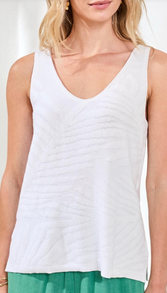 Sleeveless V-Neck Sweater