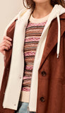 Trench Coat With Removable Hood