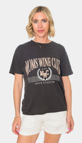 Boyfriend Moms Wine Club Tee