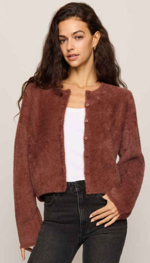 Winterglow Fluffy Cardigan