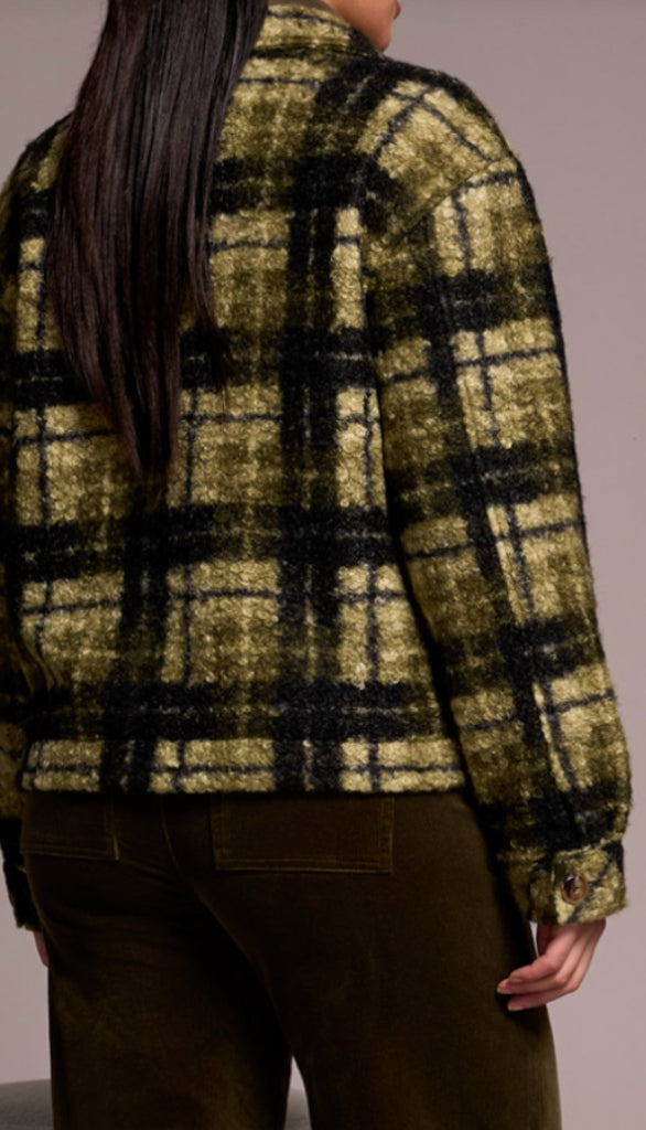 Long Sleeve Button Front Jacket With Lining