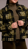 Long Sleeve Button Front Jacket With Lining