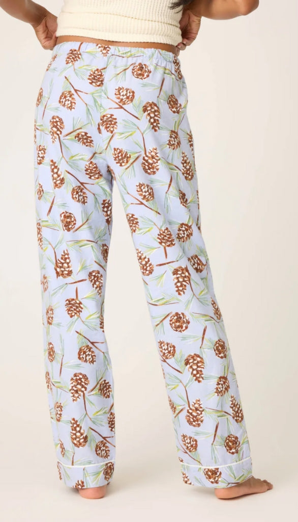 Pj Pant Flannels-Pine Cones