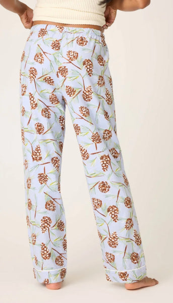 Pj Pant Flannels-Pine Cones