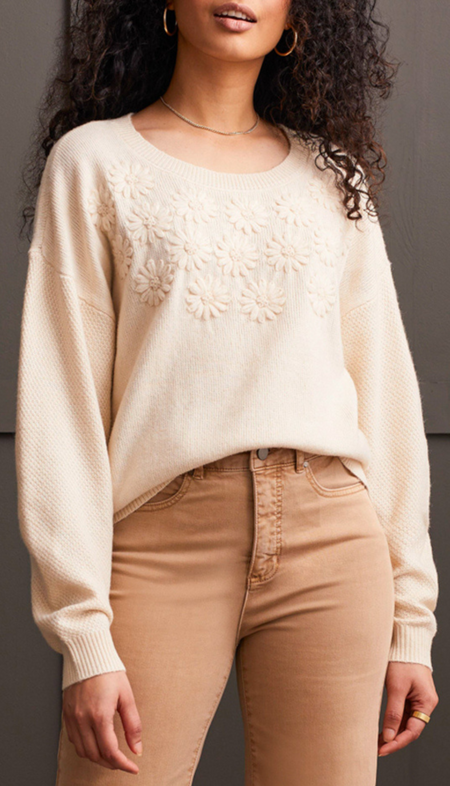 Turtleneck Intarsia Sweater