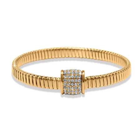 Meridian 2 Tone Hoop Earrings