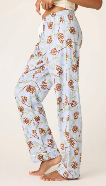 Pj Pant Flannels-Pine Cones