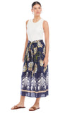 Seline Contrast Midi Dress
