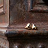 Art Heart Button Earrings