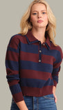 Lennon Double Collar Rugby Stripe