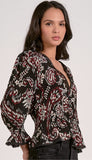 3/4 Sleeve Fitted Top
