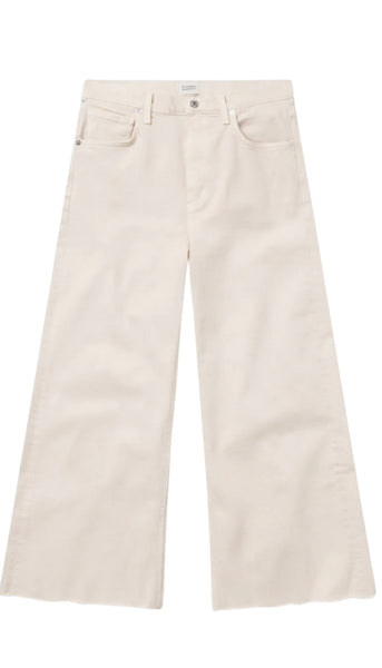 Lyra Wide Leg Crop - Almondette