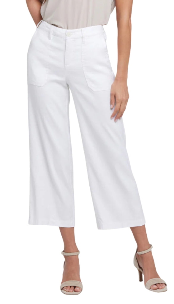 Wide Leg Cropped Cargo