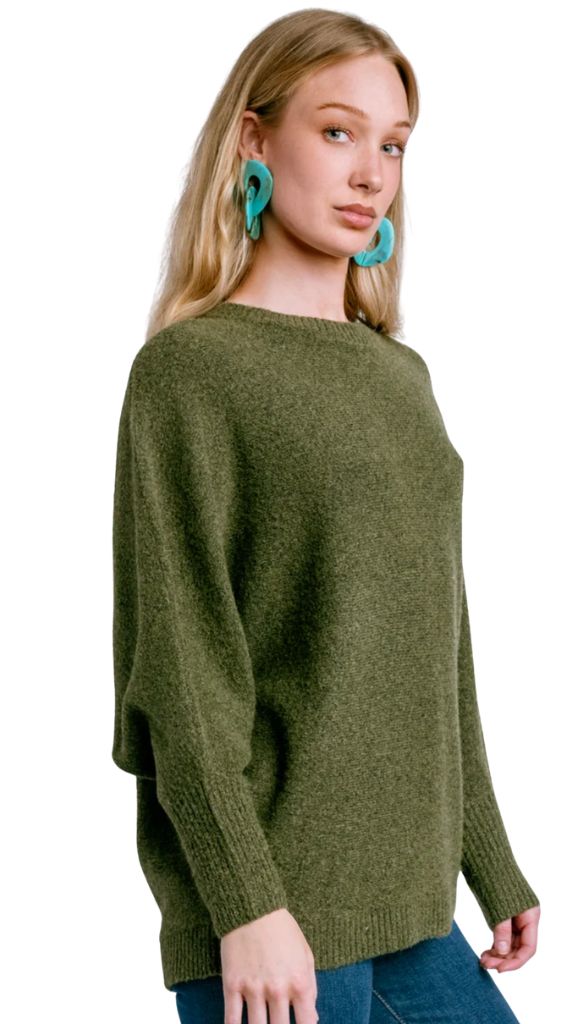 Moon Top - Olive Jade