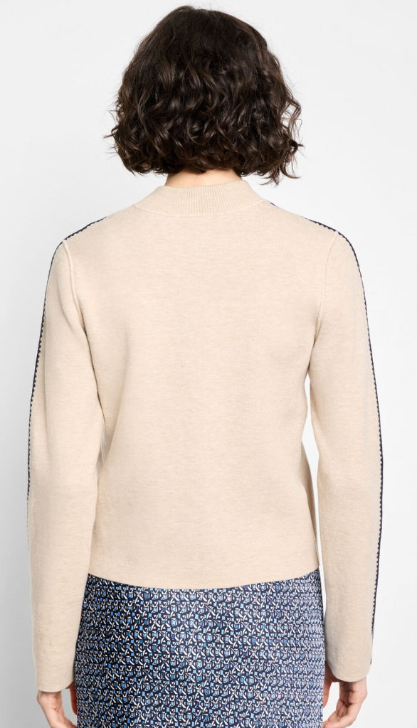 Dashing Dusk Knit Bomber Jacket