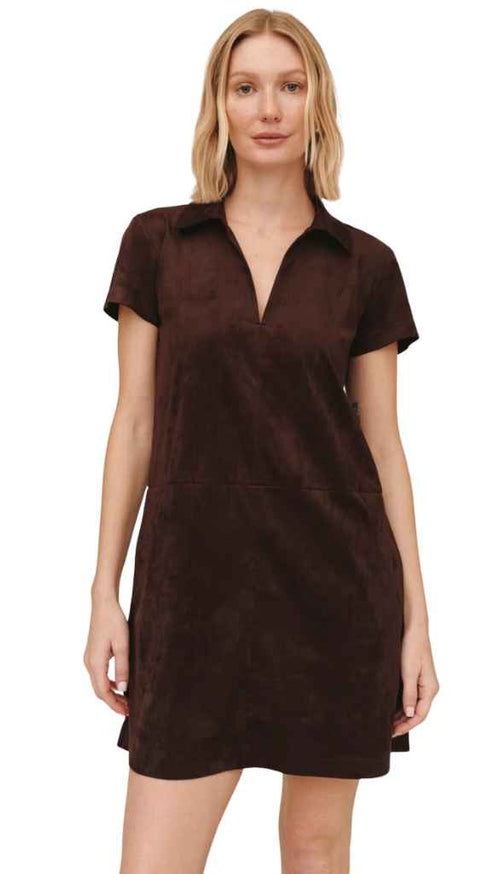 Short Sleeve Pullover A-Line Dress