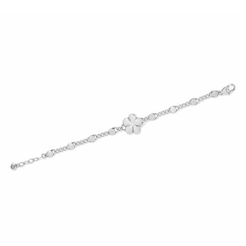 Gaia Flower Silver Bracelet
