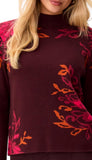 Long Sleeve Funnel Neck Sweater