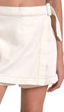 Slanted Front Skort