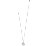 Gaia Flower Silver Necklace
