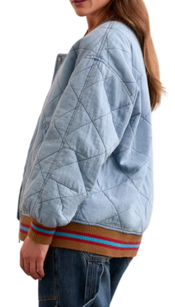 Quilted Bomber Jacket