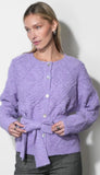Bonnie Pompom Belted Cardigan
