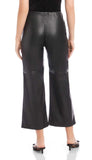 Faux Leather Cropped Pants