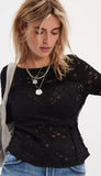 Lace Layering Long Sleeve