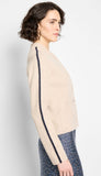 Dashing Dusk Knit Bomber Jacket