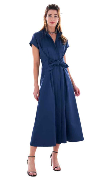 Long Rocky Dress Sueded Back