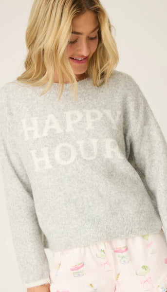 Long Sleeve Crew-Happy Hour