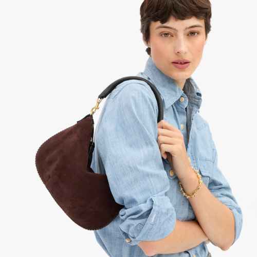 Petite Moyen Messenger-Suede